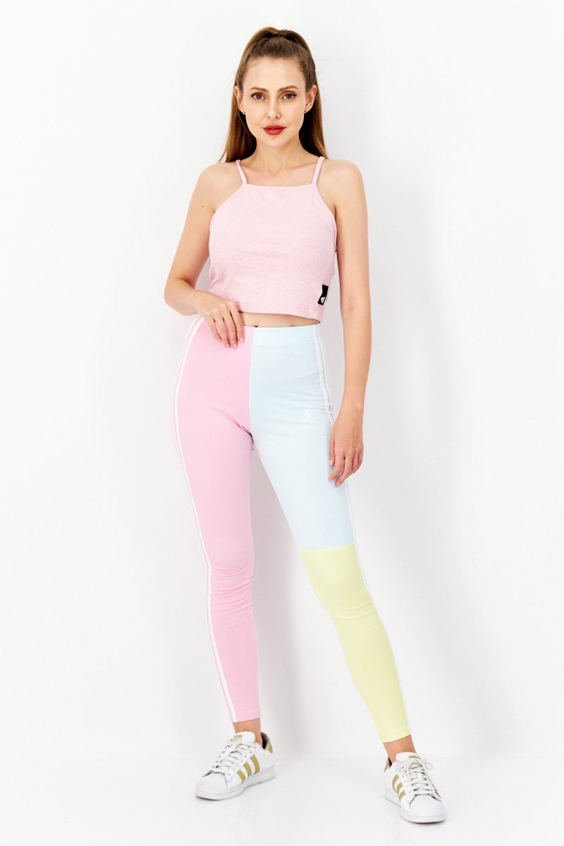 Adidas Women Sportswear Fit Sleeveless Running Tops, Pink - Image 4